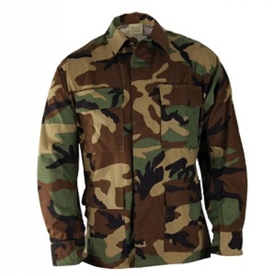 Men's Woodland Camo Ripstop BDU Top