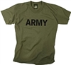 Children's Olive Drab Army Physical Training t-shirt