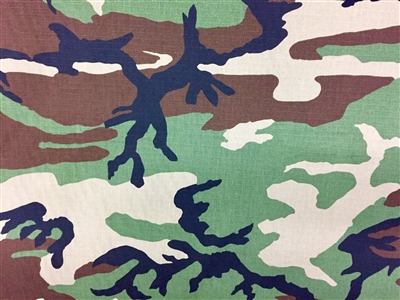 WOODLAND CAMO FABRIC