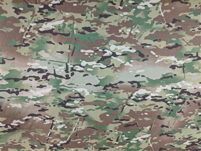 MULTICAM RIPSTOP POLYCOTTON FABRIC