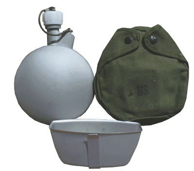 G.I. Arctic Canteen Set( Cover, 1 QT Canteen, Cup)