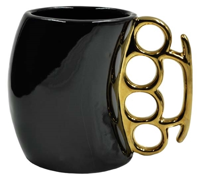 Caliber Gourmet Brass Knuckle Mug