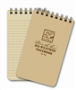 Rite In The Rain All Weather 4'' X 6" Pocket Notebook - Tan