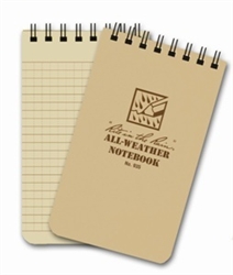 Rite In The Rain All Weather 4'' X 6" Pocket Notebook - Tan