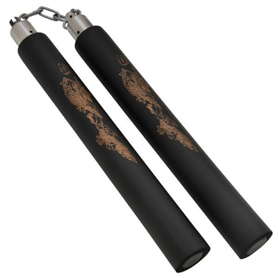 FOAM PRACTICE NUNCHAKUS W/CHAIN