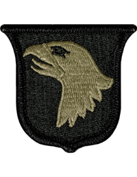 101st Airborne Division Scorpion Patch with Velcro