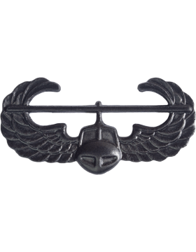 Black Metal Air Assault Badge