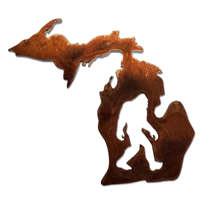 BIGFOOT MICHIGAN METAL MAGNET