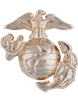 USMC Enlisted Collar Devise No Shine (Screw Post)