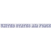 US AIR FORCE WINDOW STRIP DECAL