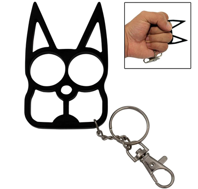 METAL CAT KEYCHAIN