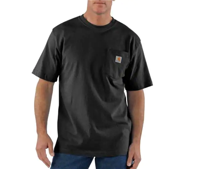 CARHARTT S/S POCKET TEE BLACK