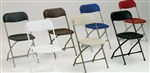 BUY White Plastic Folding Chair - Illionis Cheap Plastic folding chairs, White Poly Samsonite Folding Chairs, lowest prices folding chairs