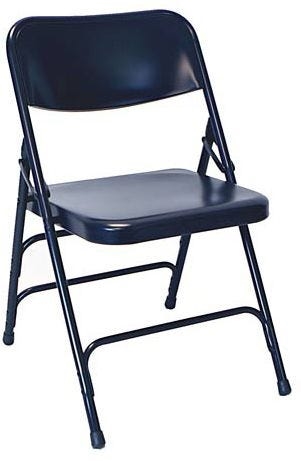 Blue Metal Folding Chair - Wholesale Prices