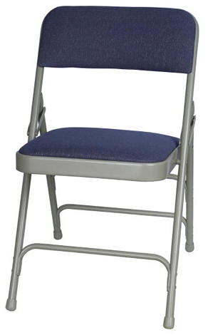 Discount Metal Folding Chairs - Blue Padded Metal Folding Chair - Metal Metal Folding Folding Padded Chairs, Discount Metal Chairs