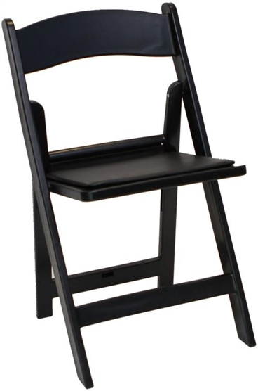 Free Shipping folding Black resin chair