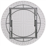 Wholesale Prices for Round Plastic Folding Tables,