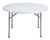 48" Round Folding Tables, Plastic Tables, Folding Stackikng Tables, Plastic Resin Tables, Folding Chairs,  Tables