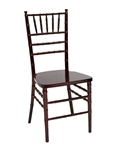 Mahogany Resin Chair -Cheap Resin Chiavari chairs, Miami Resin Chivari Chair,  Resin Ballroom Chairs - Highest Quality Chiavaii chairs