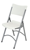 Free Shipping White Molded  Folding Chairs