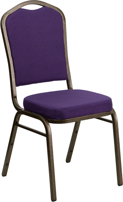 <SPAN style="FONT- WEIGHT:bold; FONT-SIZE: 11pt; COLOR:#008000; FONT-STYLE:">Purple Crown Back Chair<SPAN>