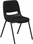 Black Stack Chair w Cushion