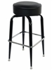 Black Crossover Frame Barstool