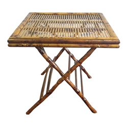 Bamboo Square Closed Table