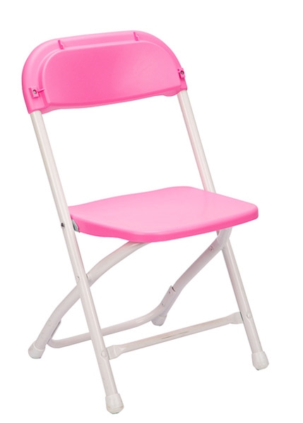 children White Plastic Folding Chair -