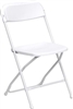 BUY White Plastic Folding Chair - Illionis Cheap Plastic folding chairs, White Poly Samsonite Folding Chairs, lowest prices folding chairs