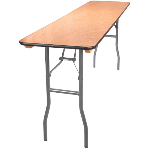 18 x 96 Wood Folding Table
