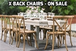 FLORIDA CROSS BACK BANQUET CHAIRS FREE SHIPPING