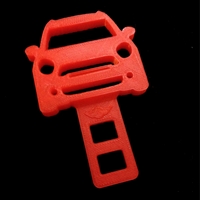 3D Printed Seatbelt Silencer Countryman S