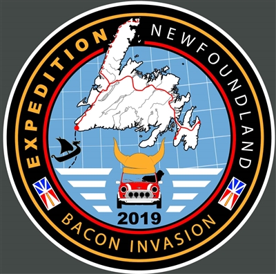 Bacon Invasion Expedition Big Door Decal  11.50 x 11.50