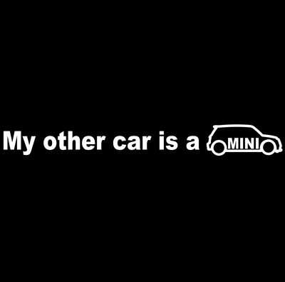 My other car is a Outline MINI