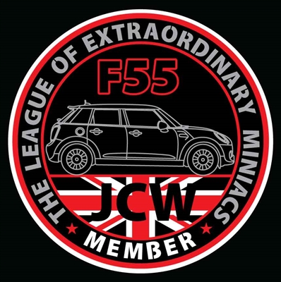 LXM GEN3 JCW F55 Decal or Grill Badge
