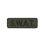 S.W.A.T Identification Patch, 6in x 2in OD W/ Black (PVC)