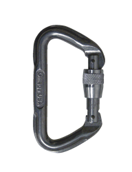 5ive Star Gear Omega Pacific 7000 Series Locking Tactical D Carabiner, Silver