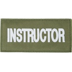 INSTRUCTOR PATCH (WHITE ON OD GREEN)
