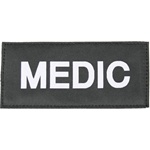 MEDIC PATCH (WHITE ON BLACK)