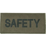 SAFETY PATCH (BLACK ON OD GREEN)