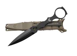 BENCHMADE 176BKSN SOCP DAGGER, SAND SHEATH