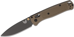 BENCHMADE MODEL 535GRY-1 BUGOUT, GREY, PLAIN EDGE