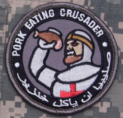 MSM PORK EATING CRUSADER PATCH, SWAT