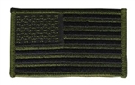 AMERICAN FLAG PATCH, OD / BLACK, FORWARD