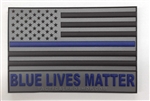 BLUE LIVES MATTER, Tactical Pro Shop Custom Patch w/Velcro