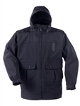 PROPPER Defender Gamma Long Rain Duty Jacket with Drop Tail, LAPD Navy, LARGE