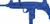 BLUEGUN UZI STANDARD TRAINING REPLICA