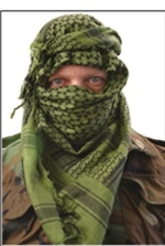 SHEMAGH (TRADITIONAL DESERT HEADWEAR) OD GREEN/BLACK