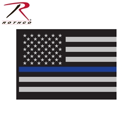 Thin Blue Line Flag Decal